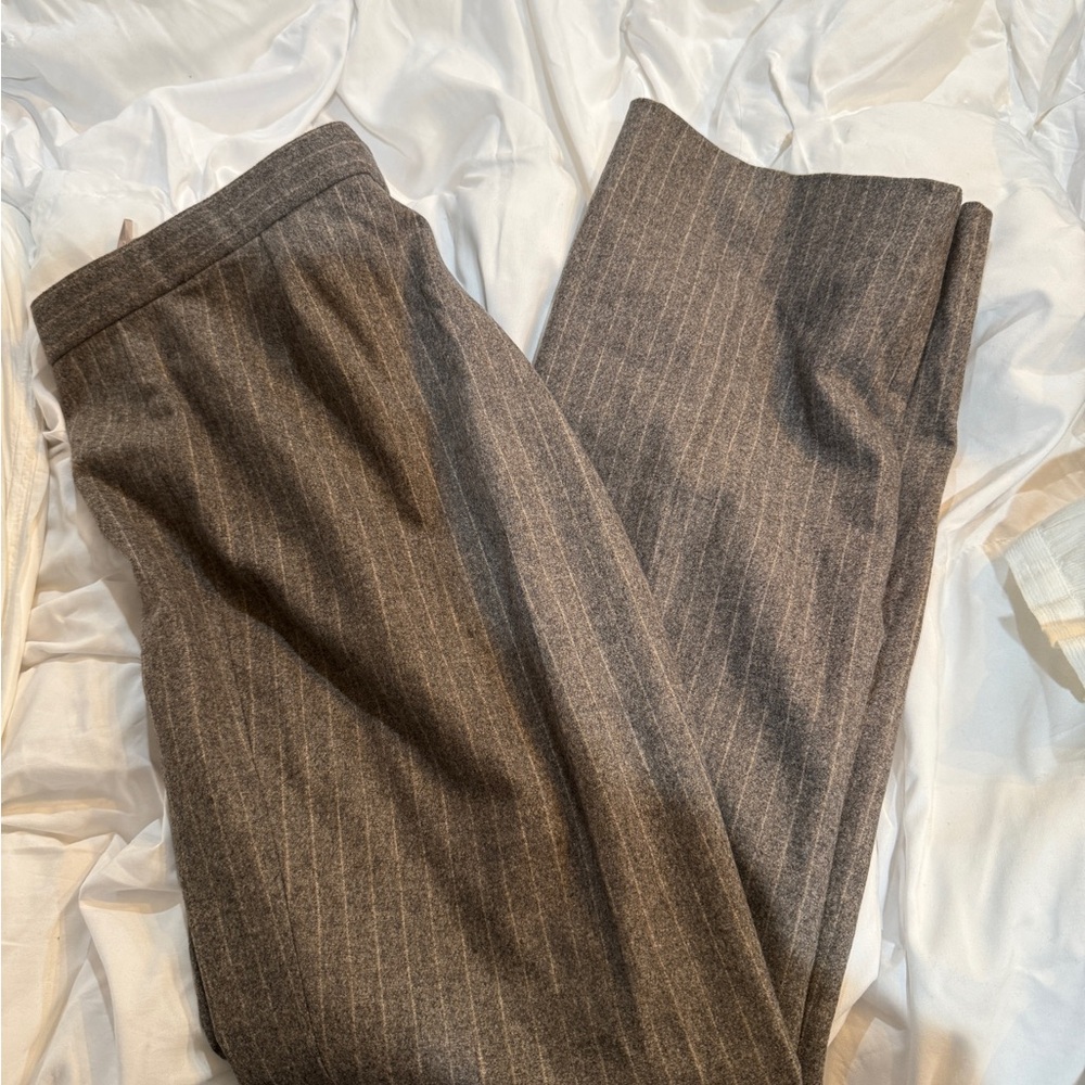 Women’s Gray Pinstripe Pants